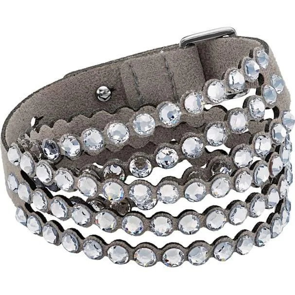 Swarovski Power Clear Crystal Slake Bracelet
