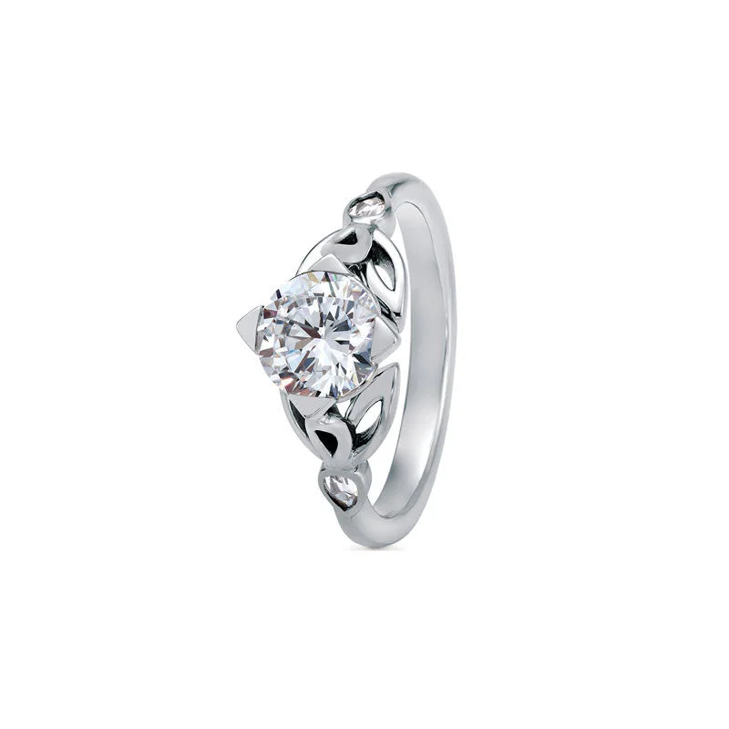Men's Diamond Engagement Rings with Platinum Band and Halo Setting for a Luxury ProposalPeebles Round Brilliant Diamond Engagement Ring Men's Diamond Engagement Rings with Platinum Band and Halo Setting for a Luxury ProposalPeebles Round Brilliant Diamond Engagement Ring