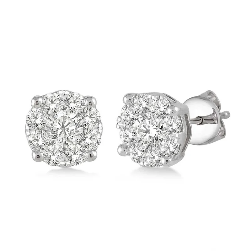 Men's Opal Engagement Rings in 10K Gold with a Milgrain - Trimmed BandRolland's Design Cluster Diamond Earrings- 0.75Cts Men's Opal Engagement Rings in 10K Gold with a Milgrain - Trimmed BandRolland's Design Cluster Diamond Earrings- 0.75Cts