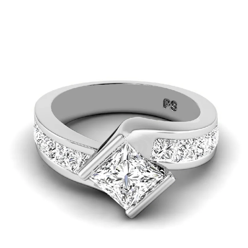 Men's Peridot Engagement Rings in 14K Gold - Filled Metal with a Micro - Pave Setting1.95-3.10 CT Princess Cut Diamonds - Engagement Ring Men's Peridot Engagement Rings in 14K Gold - Filled Metal with a Micro - Pave Setting1.95-3.10 CT Princess Cut Diamonds - Engagement Ring