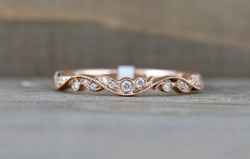 Men's high - quality handmade rings for artisanal appealVintage Vine Diamond Ring ASPBR010011 Men's high - quality handmade rings for artisanal appealVintage Vine Diamond Ring ASPBR010011