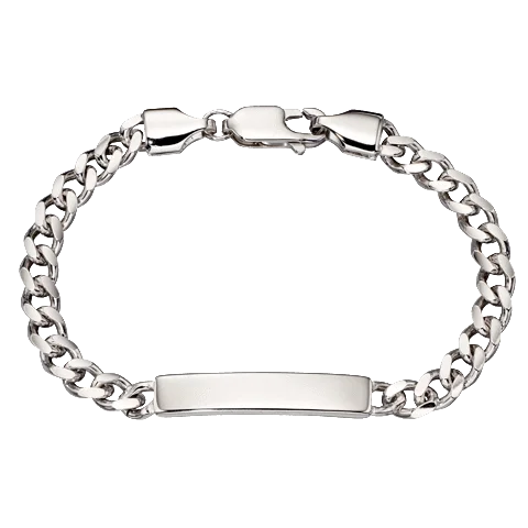 Little Star Sterling Silver ID Bailey Bracelet