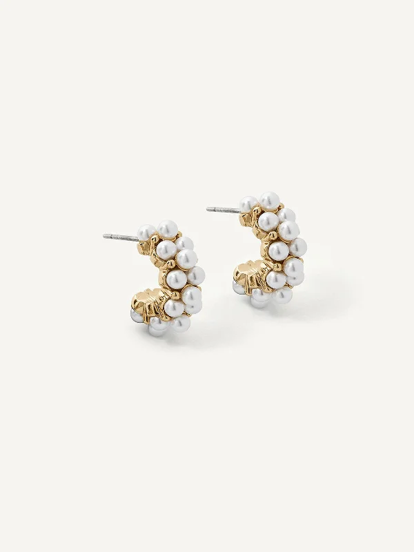 Oval hoop earringsCeline Hoops