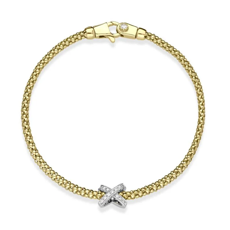 Chimento Melograno 18ct Yellow Gold 0.13ct Diamond Bracelet