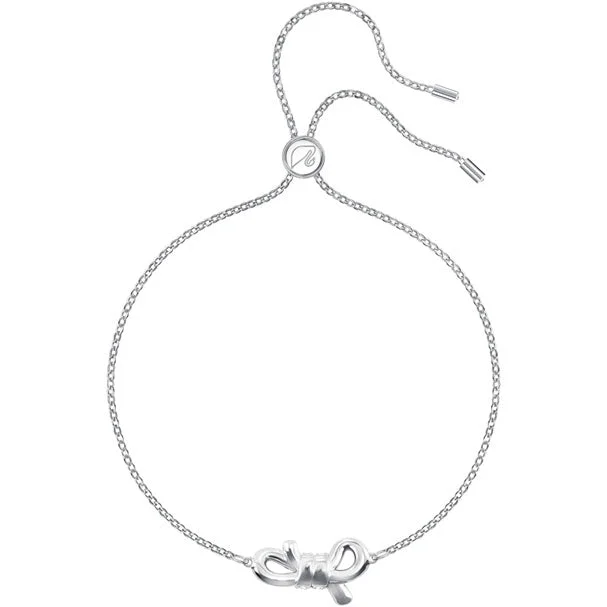 Swarovski Lifelong Bow White Rhodium Plated Bracelet