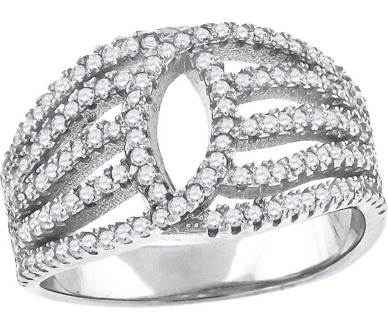 Adjustable Fashion Rings in Leather and Brass with a Tribal - Inspired DesignKeene Jewelers 925 Sterling Silver Womens Cubic-Zirconia Fashion Ring Adjustable Fashion Rings in Leather and Brass with a Tribal - Inspired DesignKeene Jewelers 925 Sterling Silver Womens Cubic-Zirconia Fashion Ring