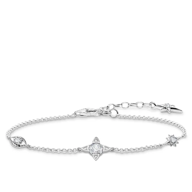 Thomas Sabo Glam & Soul Sterling Silver CZ Lucky Charms Bracelet