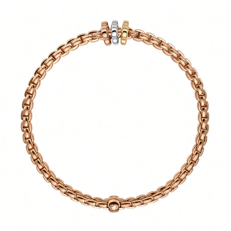 Fope Eka Tiny 18ct Rose Gold Bracelet