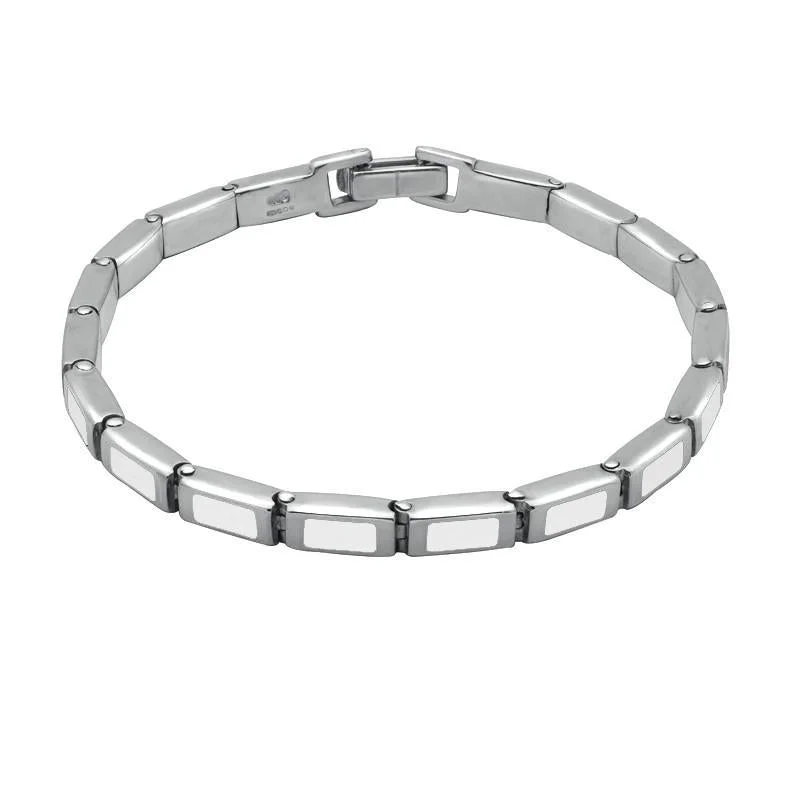 Sterling Silver Bauxite Petite Oblong Bracelet