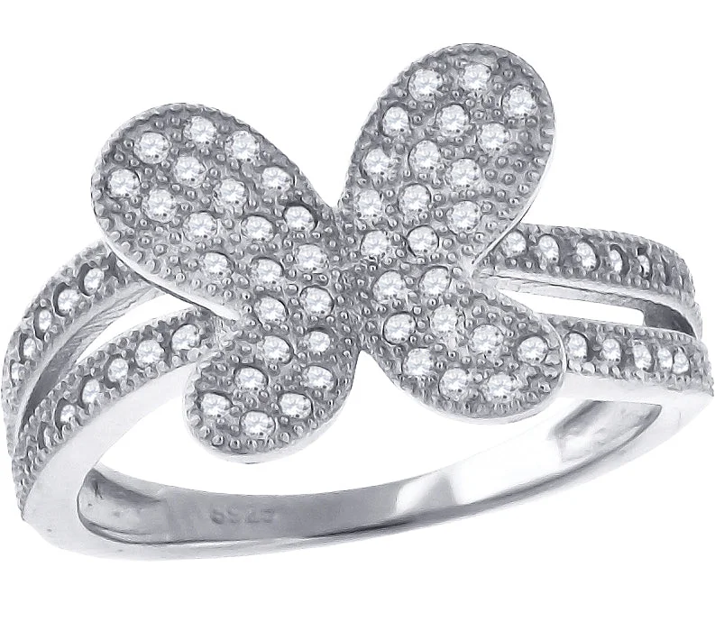 Enamel - Coated Fashion Rings in Bright Colors with Animal - Print PatternsKeene Jewelers 925 Sterling Silver Womens Cubic Zirconia Butterfly Fashion Ring Enamel - Coated Fashion Rings in Bright Colors with Animal - Print PatternsKeene Jewelers 925 Sterling Silver Womens Cubic Zirconia Butterfly Fashion Ring
