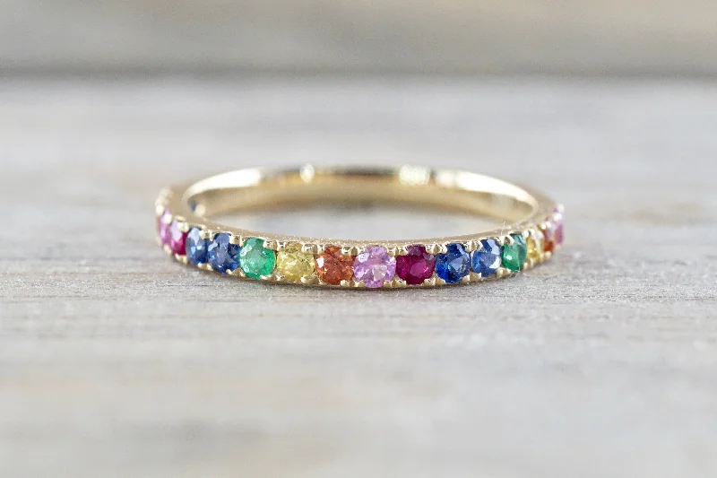 Men's zodiac - sign rings for a personalized touchJoy Rainbow Sapphire Band ASPBR010036 Men's zodiac - sign rings for a personalized touchJoy Rainbow Sapphire Band ASPBR010036