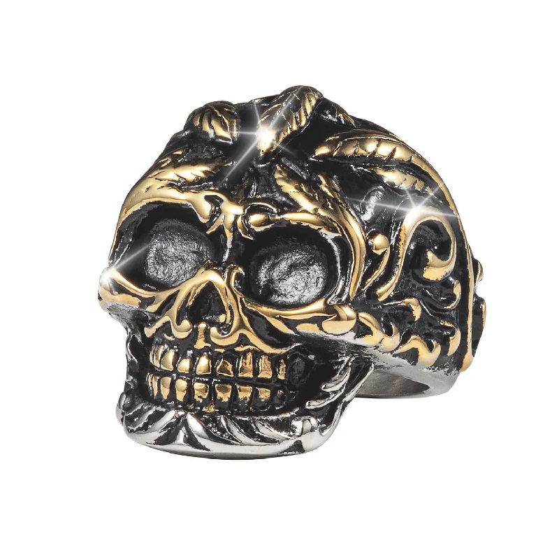 Silicone Women's Rings for a Comfortable and Durable OptionSkull Vine Men's Ring