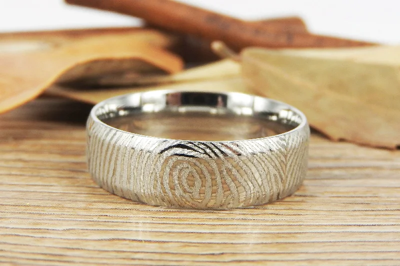 Men's gold signet rings with engraved initialsYour Actual Finger Print Rings, Family Fingerprints, Friendship Rings, Men Ring, WEDDING RING - Sliver Titanium Rings 7mm Men's gold signet rings with engraved initialsYour Actual Finger Print Rings, Family Fingerprints, Friendship Rings, Men Ring, WEDDING RING - Sliver Titanium Rings 7mm