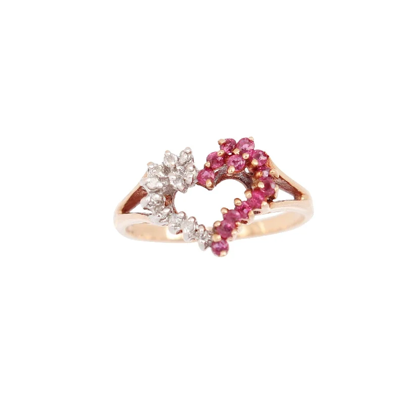 Stackable Gemstone Rings for Women in Amethyst, Sapphire, and EmeraldDiamond and Ruby Heart Shaped Ring Stackable Gemstone Rings for Women in Amethyst, Sapphire, and EmeraldDiamond and Ruby Heart Shaped Ring