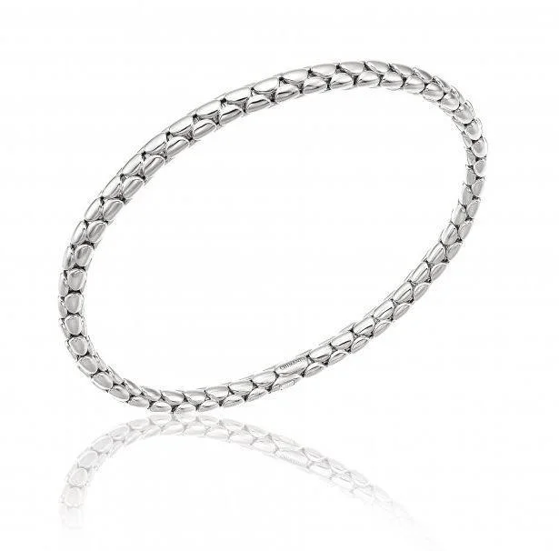 Chimento Stretch Spring 18ct White Gold Bracelet