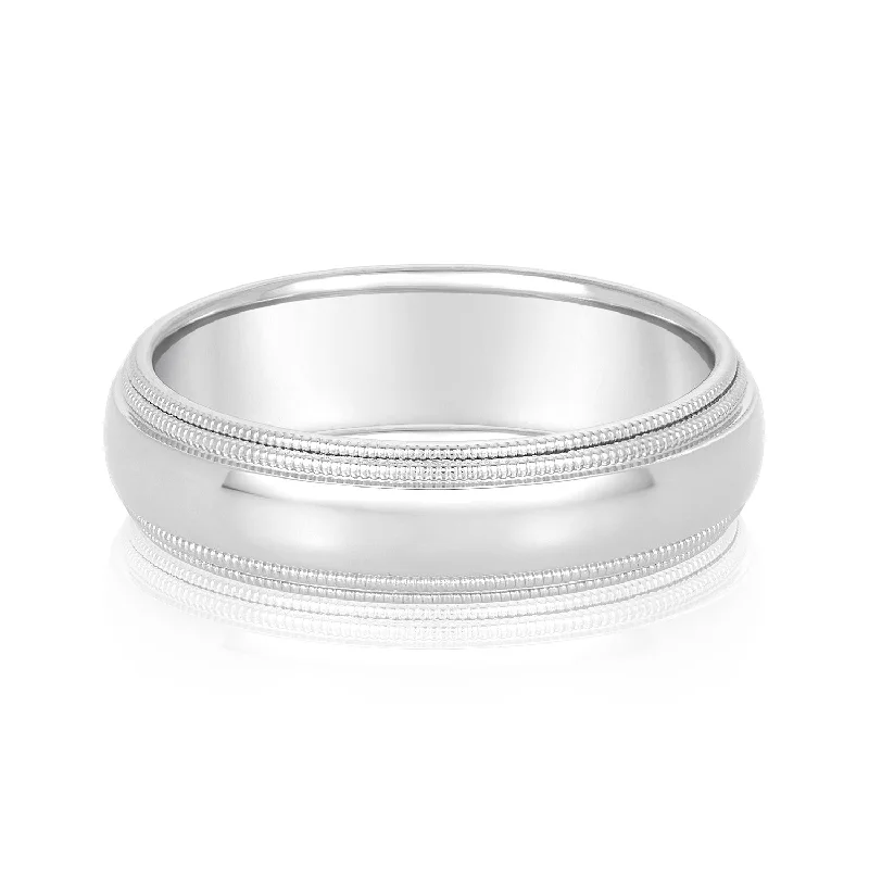Men's classic silver wedding rings with simple bandsMen's Milgrain Comfort Fit Wedding Band Men's classic silver wedding rings with simple bandsMen's Milgrain Comfort Fit Wedding Band