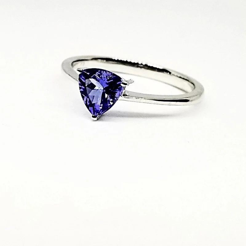 Statement - Making Cocktail Rings for Women with Large Cubic Zirconia9kt White Gold Trillian Tanzanite Ring Statement - Making Cocktail Rings for Women with Large Cubic Zirconia9kt White Gold Trillian Tanzanite Ring