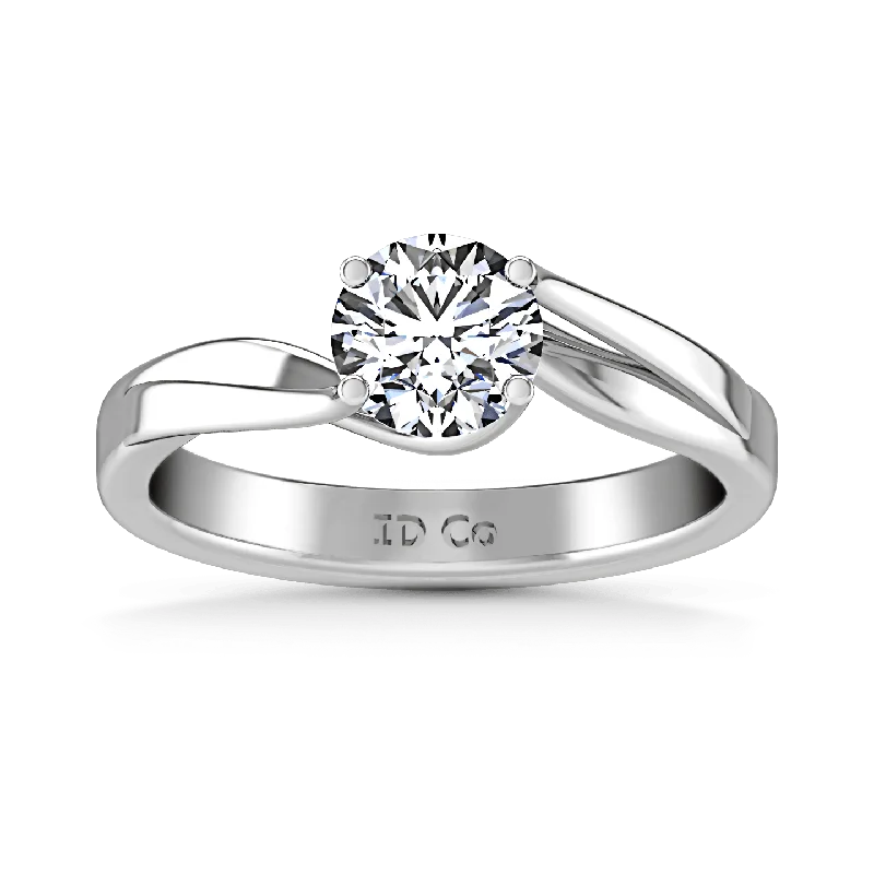 Stackable Gemstone Rings for Women in Amethyst, Sapphire, and EmeraldRound Diamond Solitaire Engagement Ring Laurel 14K White Gold Stackable Gemstone Rings for Women in Amethyst, Sapphire, and EmeraldRound Diamond Solitaire Engagement Ring Laurel 14K White Gold
