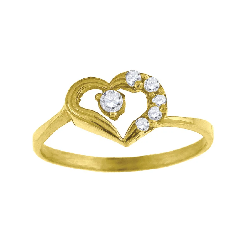Enamel - Coated Fashion Rings in Bright Colors with Animal - Print PatternsKeene Jewelers 14kt Yellow Gold Womens Cubic Zirconia Heart Band Ring Enamel - Coated Fashion Rings in Bright Colors with Animal - Print PatternsKeene Jewelers 14kt Yellow Gold Womens Cubic Zirconia Heart Band Ring