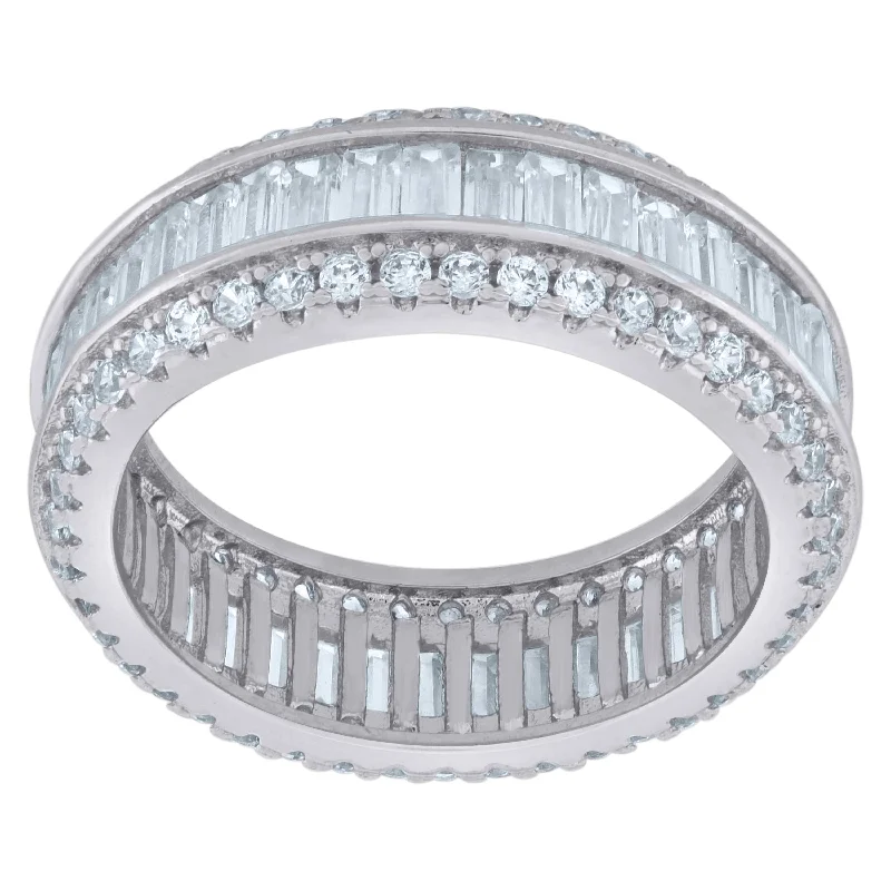 Open - Band Fashion Rings in Sterling Silver with Gemstone InlaysKeene Jewelers 925 Sterling Silver Womens Cubic-Zirconia Fashion Ring Size 6 Open - Band Fashion Rings in Sterling Silver with Gemstone InlaysKeene Jewelers 925 Sterling Silver Womens Cubic-Zirconia Fashion Ring Size 6