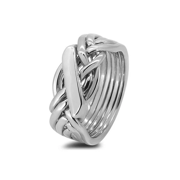 Vintage - Inspired Filigree - Design Women's Rings in Sterling SilverWomens Platinum 61H-L