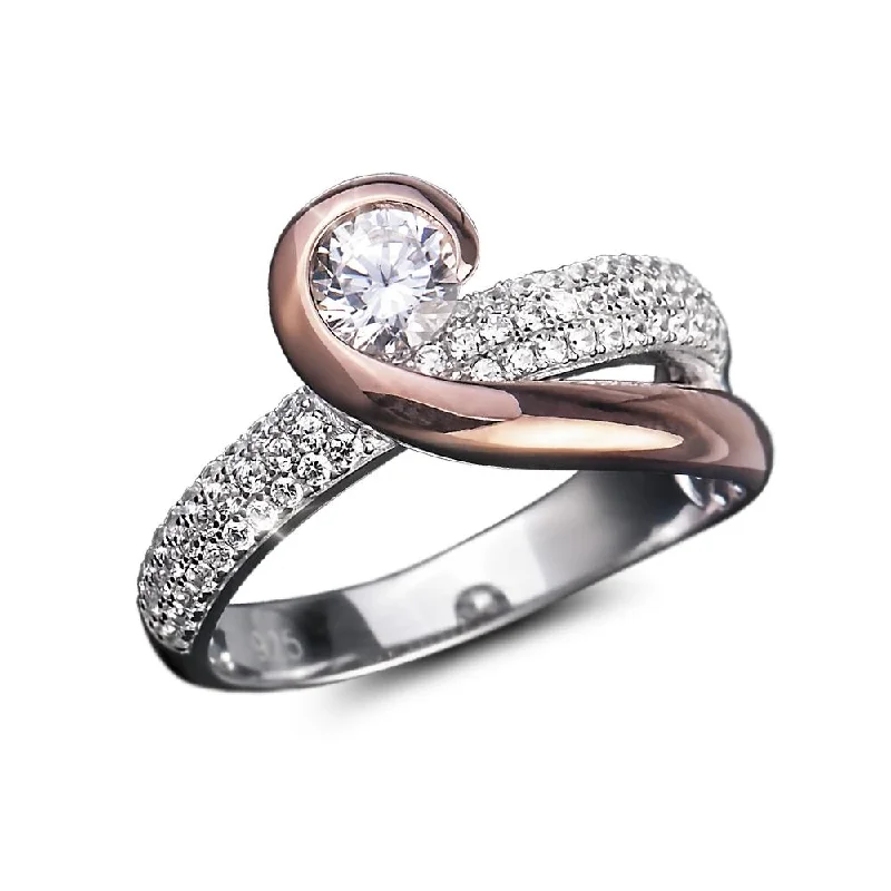 Vintage - Inspired Filigree - Design Women's Rings in Sterling SilverEmelia Ring