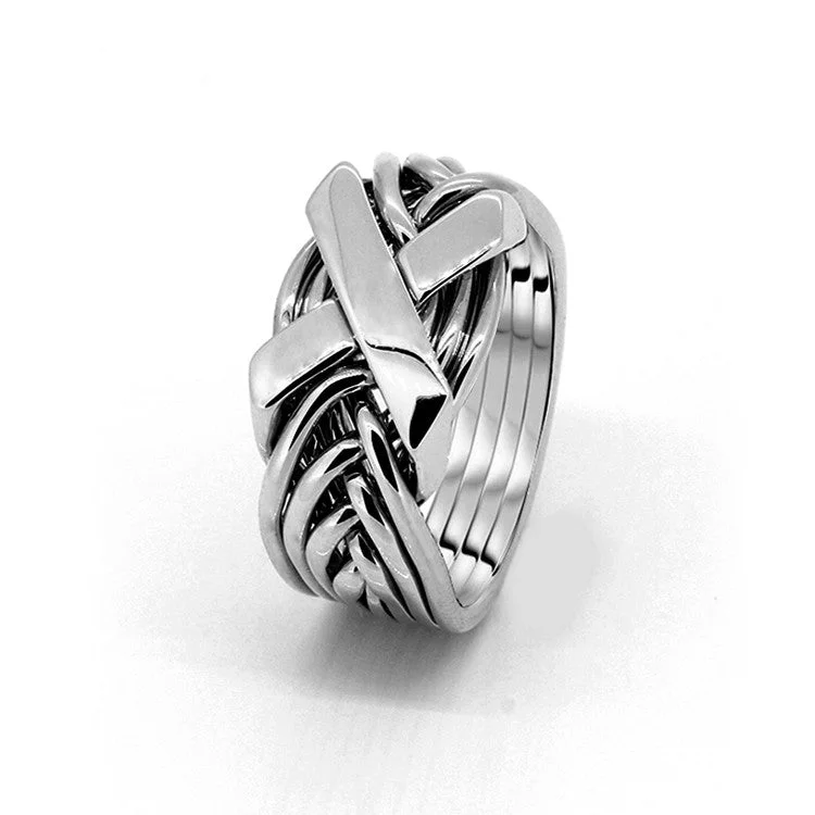 Statement - Making Cocktail Rings for Women with Large Cubic ZirconiaWomens Platinum 8FX-L Statement - Making Cocktail Rings for Women with Large Cubic ZirconiaWomens Platinum 8FX-L