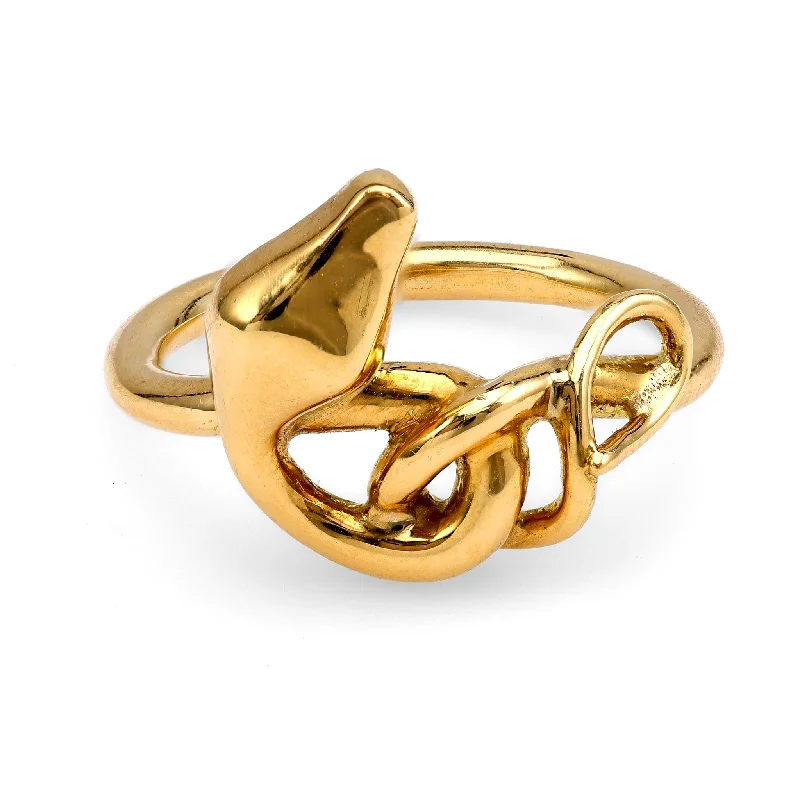 Emerald and diamond engagement ring in a vintage - inspired platinum band18k Yellow Gold Snake Ring Emerald and diamond engagement ring in a vintage - inspired platinum band18k Yellow Gold Snake Ring