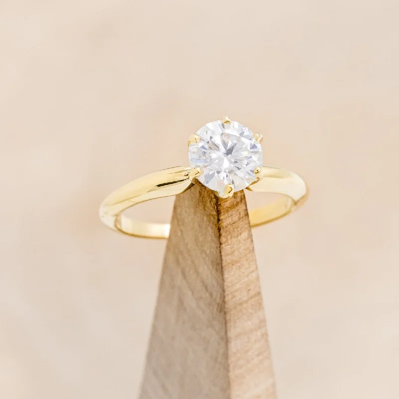Men's Citrine Engagement Rings in Stainless Steel with a Stackable Band Design6 PRONG ROUND CUT MOISSANITE SOLITAIRE ENGAGEMENT RING Men's Citrine Engagement Rings in Stainless Steel with a Stackable Band Design6 PRONG ROUND CUT MOISSANITE SOLITAIRE ENGAGEMENT RING