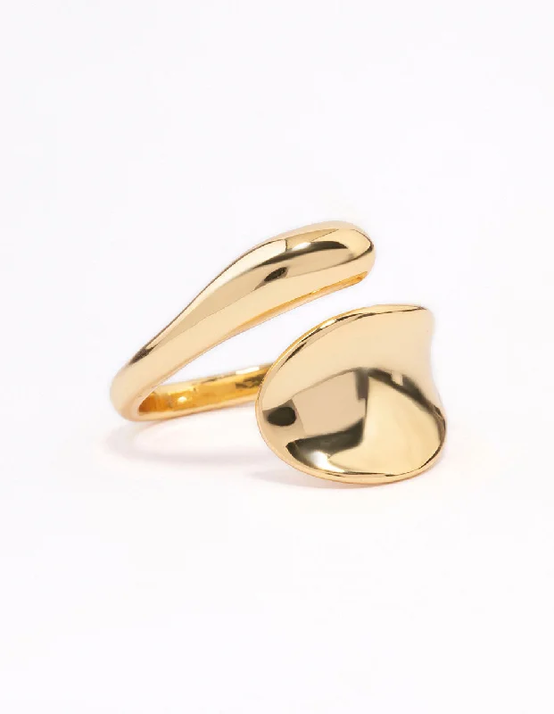 Beaded Fashion Rings in Natural Stones and Cotton Cord for a Handmade AestheticGold Plated Bold Wrapped Ring Beaded Fashion Rings in Natural Stones and Cotton Cord for a Handmade AestheticGold Plated Bold Wrapped Ring