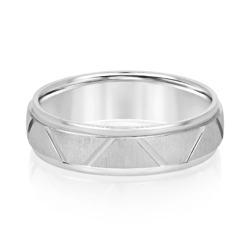 Men's shock - resistant rings for durabilityMen's Diagonal Cut Textured Wedding Band Men's shock - resistant rings for durabilityMen's Diagonal Cut Textured Wedding Band