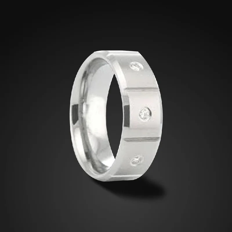 Men's high - quality handmade rings for artisanal appealMen's Stainless Steel Band