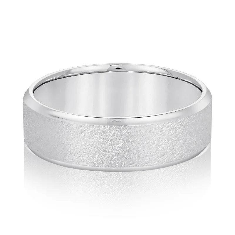 Men's oxidized silver rings for an antique lookBeveled Edge Comfort Fit Sandblasted Finish Men's Band Men's oxidized silver rings for an antique lookBeveled Edge Comfort Fit Sandblasted Finish Men's Band