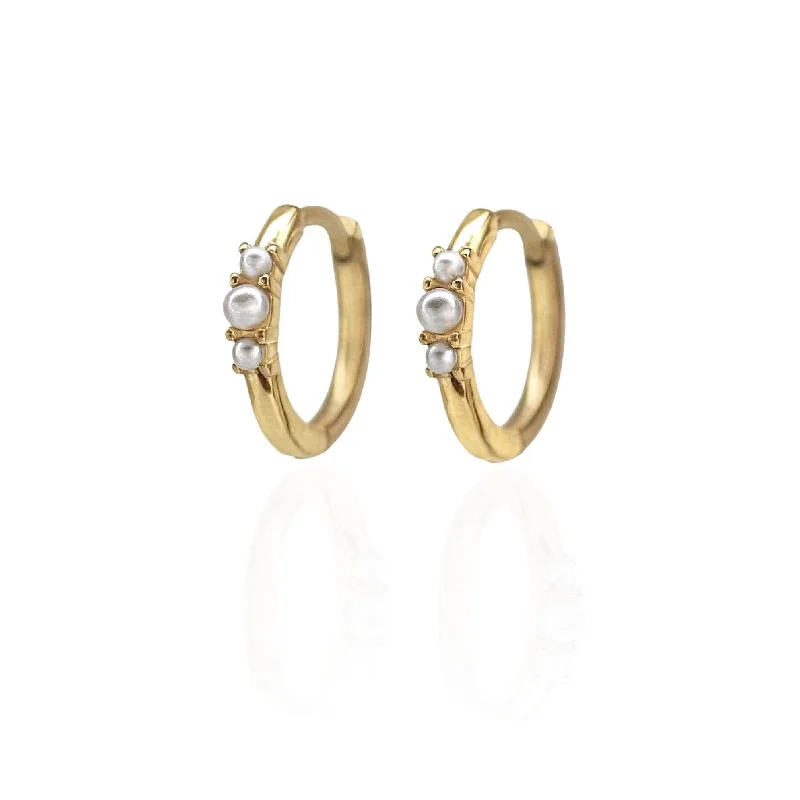 Chunky hoop earringsCoastal Girl Hoops