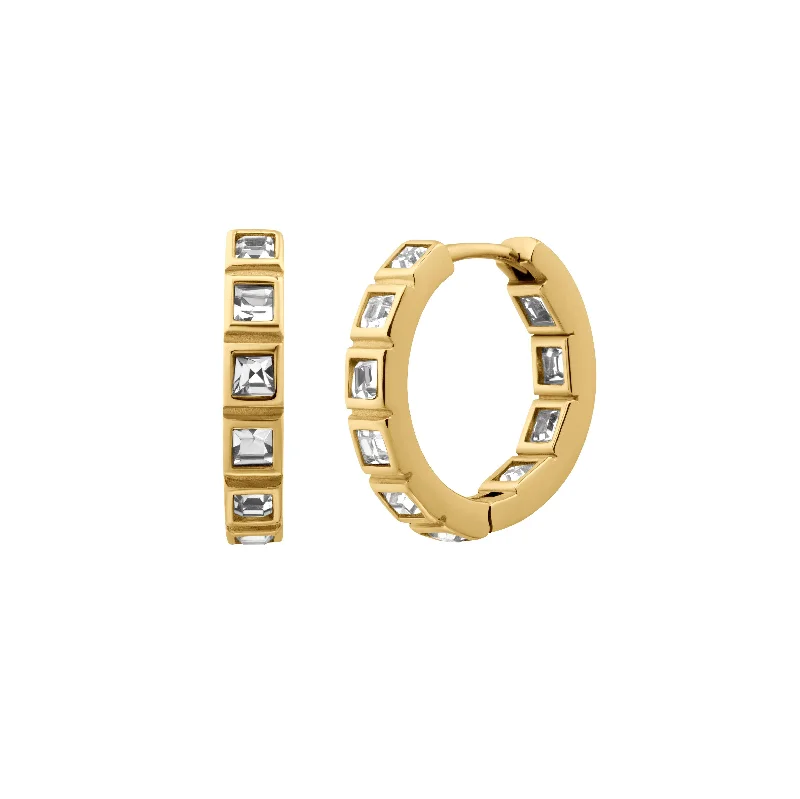Gold hoop earringsSaint-Tropez Hoops