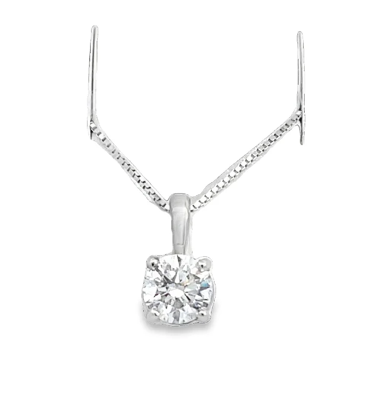 Emerald and diamond engagement ring in a vintage - inspired platinum bandLAB GROWN ROUND DIAMOND 0.71CT SOLITAIRE DROP PENDANT Emerald and diamond engagement ring in a vintage - inspired platinum bandLAB GROWN ROUND DIAMOND 0.71CT SOLITAIRE DROP PENDANT