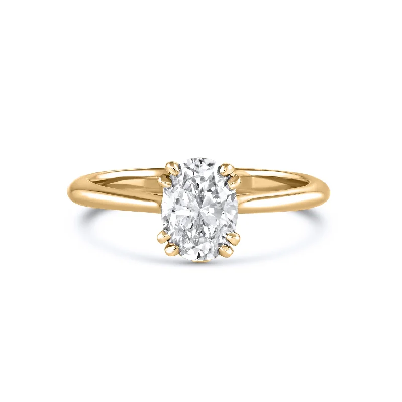 Eva Oval Solitaire Ring