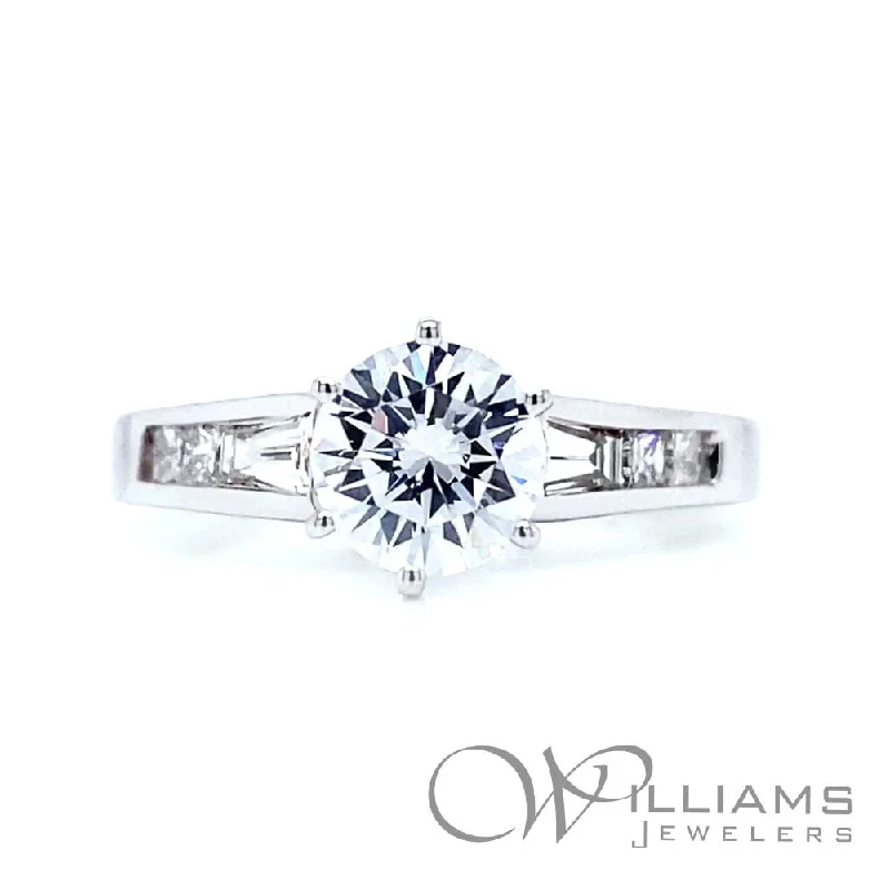 Men's Topaz Engagement Rings in 10K Gold with a Channel - Set Diamond BandWilliams Signature 14 Karat Diamond Engagement Ring Men's Topaz Engagement Rings in 10K Gold with a Channel - Set Diamond BandWilliams Signature 14 Karat Diamond Engagement Ring