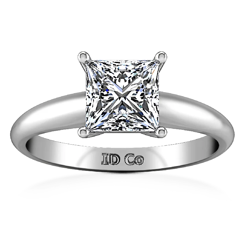 Women's Infinity Symbol Rings in Rose Gold for a Romantic TouchSolitaire Princess Cut Diamond Engagement Ring Cindy 14K White Gold Women's Infinity Symbol Rings in Rose Gold for a Romantic TouchSolitaire Princess Cut Diamond Engagement Ring Cindy 14K White Gold