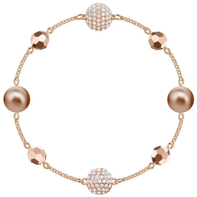 Swarovski Remix Rose Gold Strand Bracelet
