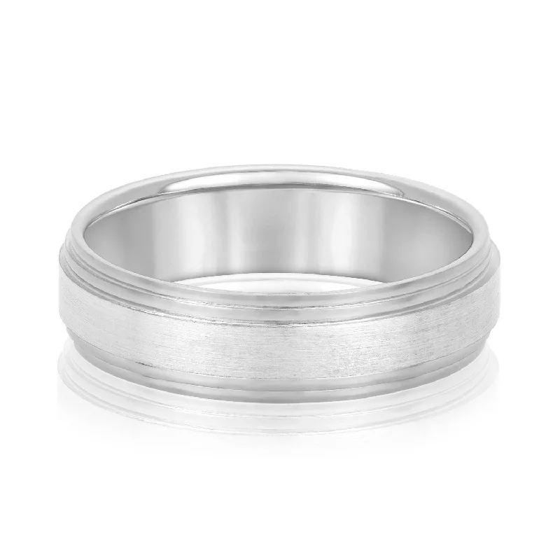 Men's infinity - symbol rings for a romantic meaningMen's Timeless Band with Step Edge Men's infinity - symbol rings for a romantic meaningMen's Timeless Band with Step Edge