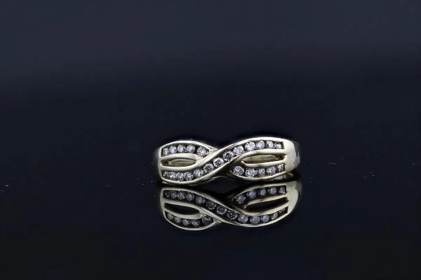 Men's Citrine Engagement Rings in Stainless Steel with a Stackable Band DesignWeave .25 Cttw Diamond Band 10K Yellow Gold Estate Men's Citrine Engagement Rings in Stainless Steel with a Stackable Band DesignWeave .25 Cttw Diamond Band 10K Yellow Gold Estate