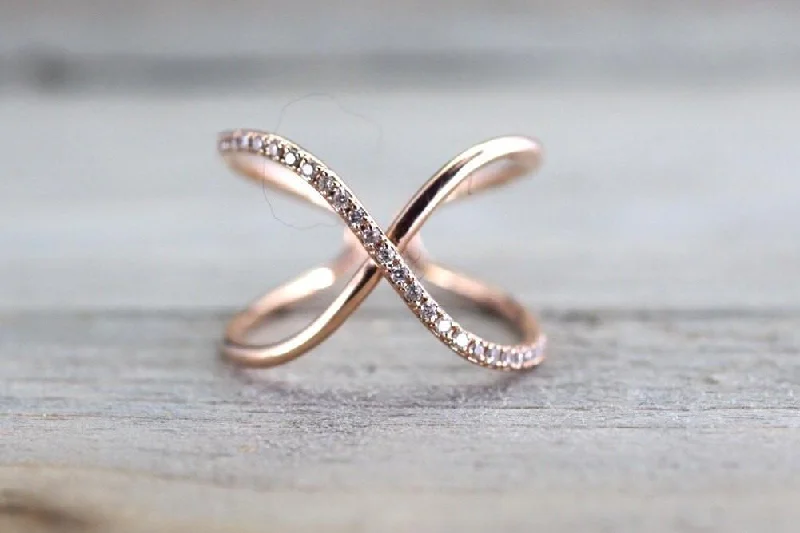 Men's tribal - print rings for a unique aestheticX Cross 14k Rose Gold Diamond Adjustable Love Promise Ring Band Shaped Large Fashion Men's tribal - print rings for a unique aestheticX Cross 14k Rose Gold Diamond Adjustable Love Promise Ring Band Shaped Large Fashion