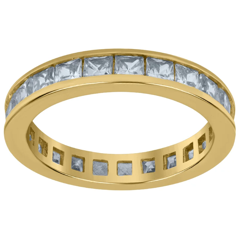 Fashion Rings with Zodiac Symbols in Gold - Filled Metal for a Personalized TouchKeene Jewelers 925 Sterling Silver Yellow-Tone Womens Cubic Zirconia 3.5mm Stackable Band Ring Size 6 Fashion Rings with Zodiac Symbols in Gold - Filled Metal for a Personalized TouchKeene Jewelers 925 Sterling Silver Yellow-Tone Womens Cubic Zirconia 3.5mm Stackable Band Ring Size 6