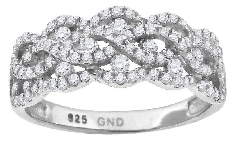 Vintage - Reproduction Fashion Rings in Bronze with Cameo - Style MedallionsKeene Jewelers 925 Sterling Silver Womens Cubic-Zirconia Crossover Fashion Ring Vintage - Reproduction Fashion Rings in Bronze with Cameo - Style MedallionsKeene Jewelers 925 Sterling Silver Womens Cubic-Zirconia Crossover Fashion Ring