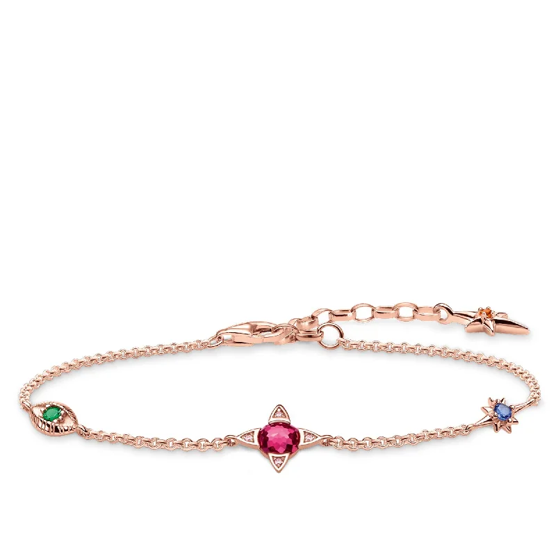 Thomas Sabo Glam & Soul Rose Gold Vermeil Lucky Charms Bracelet
