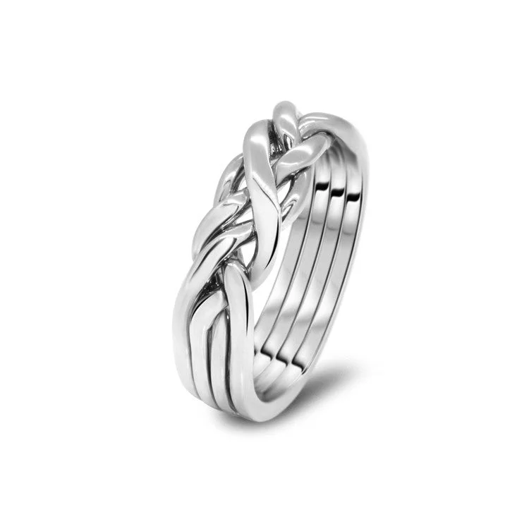 Statement - Making Cocktail Rings for Women with Large Cubic ZirconiaWomens Platinum 4CW-L Statement - Making Cocktail Rings for Women with Large Cubic ZirconiaWomens Platinum 4CW-L