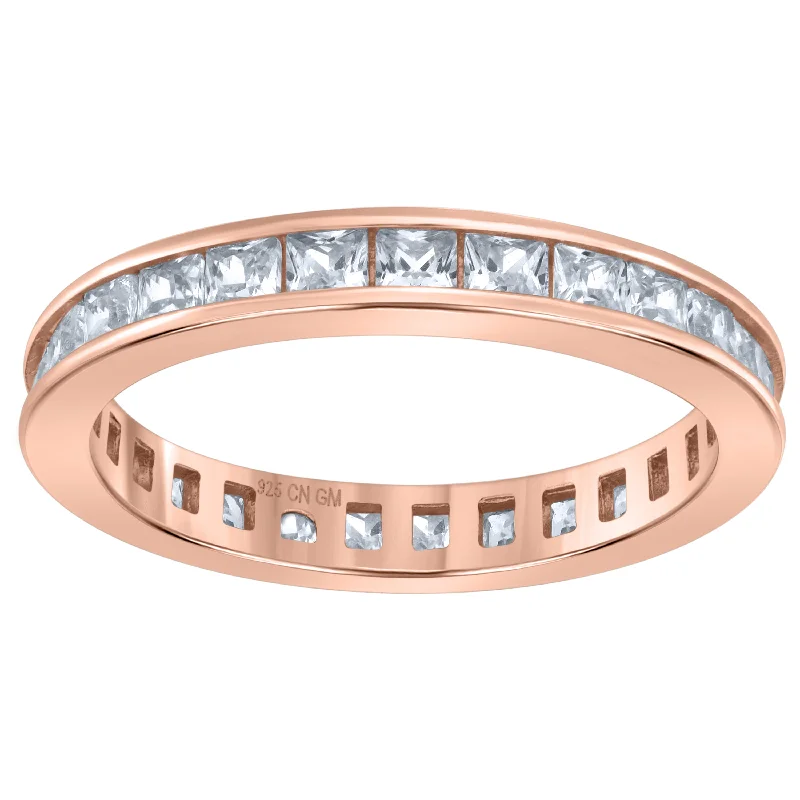 Enamel - Coated Fashion Rings in Bright Colors with Animal - Print PatternsKeene Jewelers 925 Sterling Silver Rose-Tone Womens Cubic Zirconia 3mm Stackable Band Ring Size 6 Enamel - Coated Fashion Rings in Bright Colors with Animal - Print PatternsKeene Jewelers 925 Sterling Silver Rose-Tone Womens Cubic Zirconia 3mm Stackable Band Ring Size 6