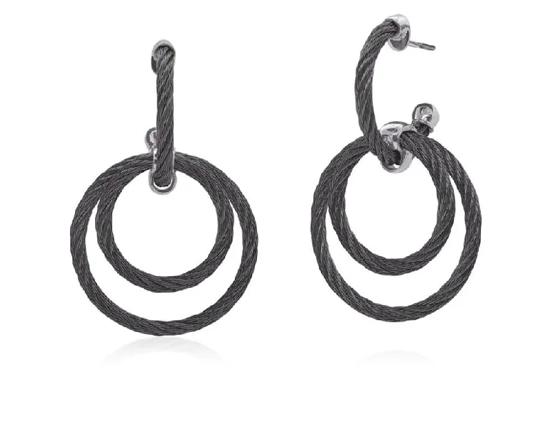 Men's Tanzanite Engagement Rings in Palladium with a Three - Stone ArrangementAlor Petite Triple hoop Drop Earrings Men's Tanzanite Engagement Rings in Palladium with a Three - Stone ArrangementAlor Petite Triple hoop Drop Earrings