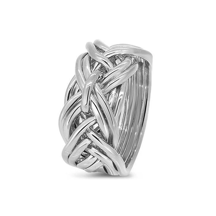 Boho - Style Women's Rings with Turquoise and Leather AccentsWomens Platinum 9WD-L Boho - Style Women's Rings with Turquoise and Leather AccentsWomens Platinum 9WD-L